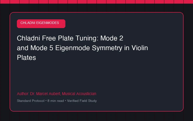 Chladni Free Plate Tuning: Mode 2 and Mode 5 Eigenmode Symmetry in Violin Plates